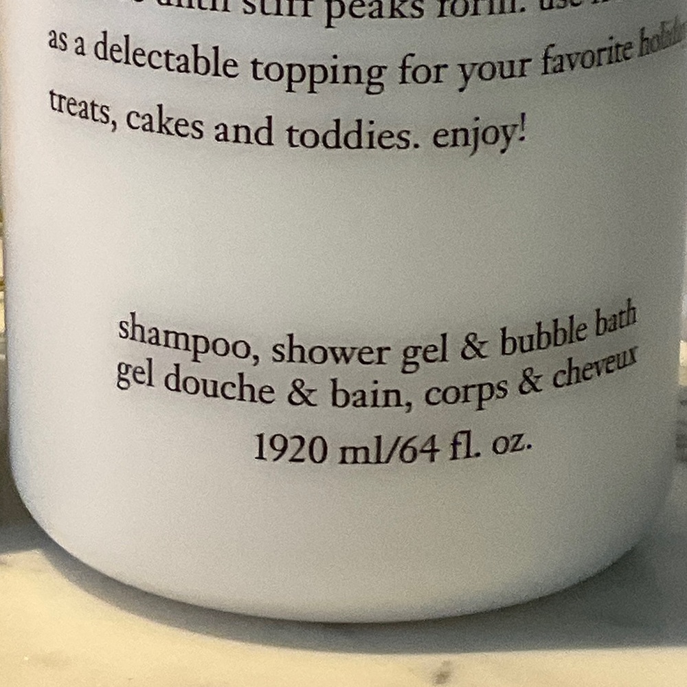 Philosophy Fresh Cream Shampoo, shower gel & bubble bath - Enjoy 😉 - Picture 3 of 9